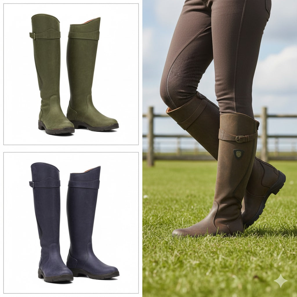 Bottes Cuir Sangle Eleanor (Nouvelle Collection)